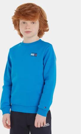 Tommy Hilfiger Sweatshirt New York Flag KB0KB08628 S Blau Regular Fit