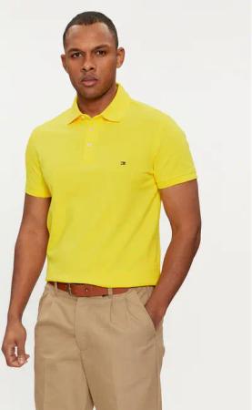 Tommy Hilfiger Poloshirt 1985 MW0MW17771 Gelb Slim Fit