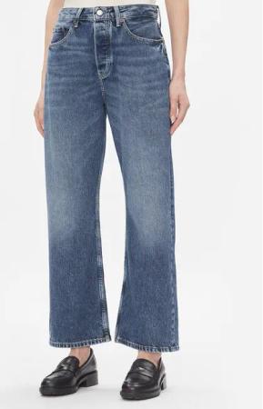 Tommy Hilfiger Jeans Loose Straight Rw Klo WW0WW40646 Blau Wide Leg