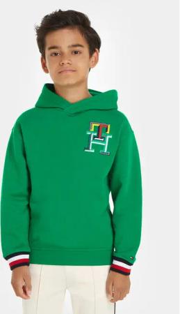 Tommy Hilfiger Sweatshirt Monogram KB0KB08827 Grün Regular Fit