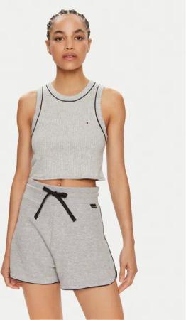 Tommy Hilfiger Top UW0UW05232 Grau Slim Fit