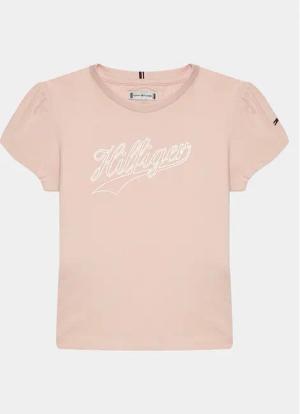 Tommy Hilfiger T-Shirt Hilfiger Script Tee S/S KG0KG07714 Rosa Regular Fit