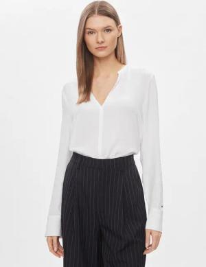 Tommy Hilfiger Bluse WW0WW40529 Weiß Relaxed Fit