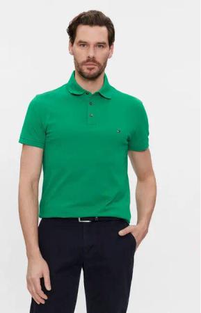 Tommy Hilfiger Poloshirt 1985 MW0MW17771 Grün Slim Fit