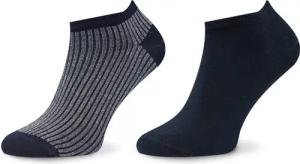Tommy Hilfiger 2er-Set niedrige Damensocken 701222650 Dunkelblau