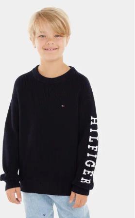 Tommy Hilfiger Pullover Monotype KB0KB08364 D Dunkelblau Regular Fit