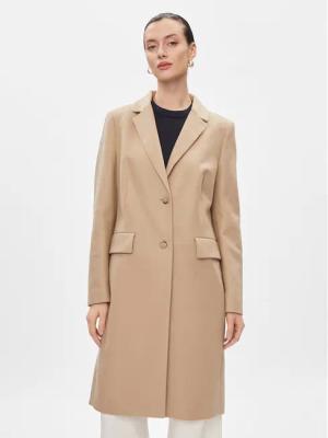 Tommy Hilfiger Wollmantel Classic WW0WW41662 Beige Regular Fit