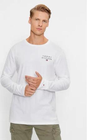 Tommy Hilfiger Longsleeve UM0UM02984 Weiß Regular Fit