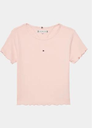 Tommy Hilfiger T-Shirt Essential KG0KG08138 Rosa Regular Fit