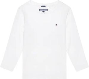 Tommy Hilfiger Bluse Boys Basic Cn Knit L KB0KB04141 Weiß Regular Fit