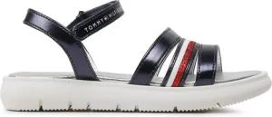 Tommy Hilfiger Sandalen Stripes Velcro T4A2-32771-1372 M Dunkelblau