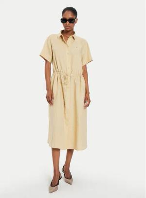 Tommy Hilfiger Hemdkleid WW0WW41911 Beige Relaxed Fit