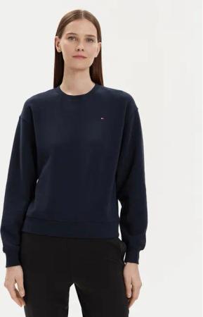 Tommy Hilfiger Sweatshirt Flag WW0WW41246 Dunkelblau Relaxed Fit