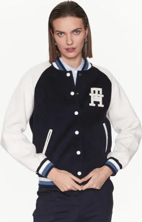 Tommy Hilfiger Bomberjacke Varsity WW0WW38112 Dunkelblau Regular Fit