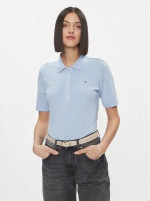 Tommy Hilfiger Poloshirt 1985 Reg Pique Polo Ss WW0WW37820 Himmelblau Regular Fit