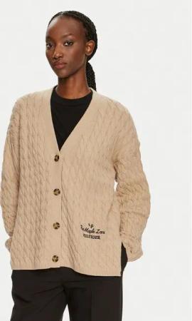 Tommy Hilfiger Strickjacke WW0WW42143 Beige Relaxed Fit