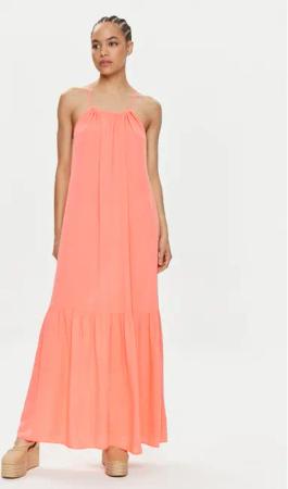 Tommy Hilfiger Sommerkleid UW0UW05406 Orange Relaxed Fit