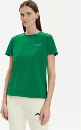 Tommy Hilfiger T-Shirt 1985 WW0WW37877 Grün Regular Fit
