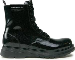 Tommy Hilfiger Schnürstiefeletten T4A5-33032-1237 S Schwarz