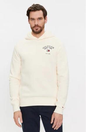 Tommy Hilfiger Sweatshirt Arched Varsity MW0MW33641 Beige Regular Fit