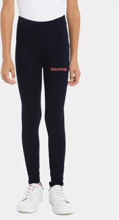 Tommy Hilfiger Leggings Monotype KG0KG07880 D Dunkelblau Slim Fit