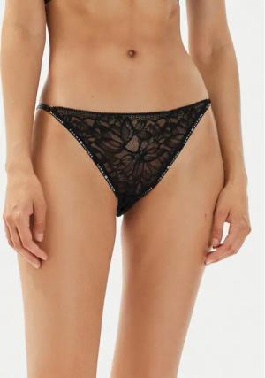 Tommy Hilfiger Klassischer Damenslip UW0UW05249 Schwarz