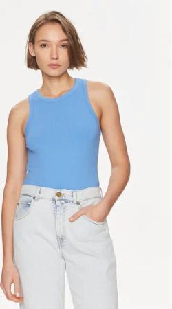 Tommy Hilfiger Top WW0WW38635 Blau Slim Fit