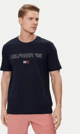 Tommy Hilfiger T-Shirt 85' MW0MW34427 Dunkelblau Regular Fit
