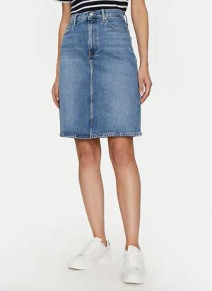 Tommy Hilfiger Jeansrock Melany WW0WW42881 Blau Regular Fit