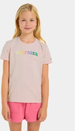 Tommy Hilfiger T-Shirt Monotype KG0KG07851 D Rosa Regular Fit