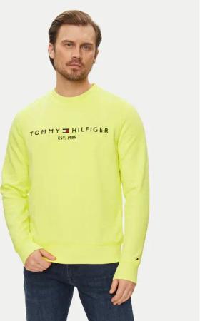 Tommy Hilfiger Sweatshirt Logo MW0MW11596 Gelb Regular Fit