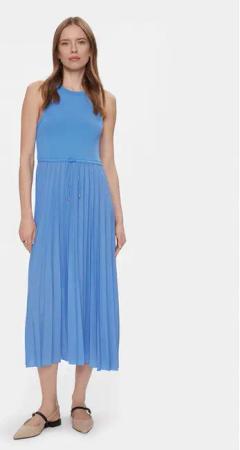 Tommy Hilfiger Kleid für den Alltag WW0WW39342 Blau Regular Fit