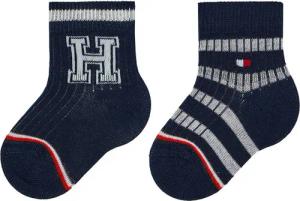 Tommy Hilfiger 2er-Set hohe Kindersocken 701224996 Dunkelblau