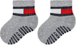 Tommy Hilfiger 2er-Set hohe Kindersocken 701226500 Grau