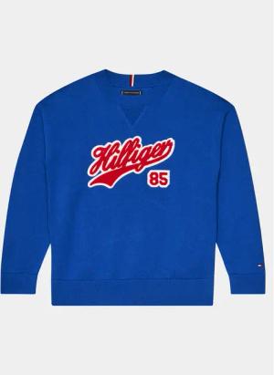 Tommy Hilfiger Sweatshirt Script KB0KB08724 D Blau Regular Fit