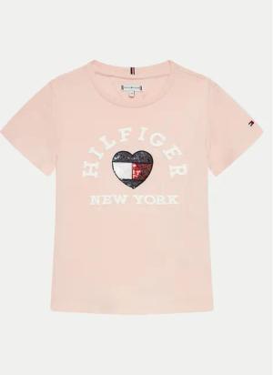 Tommy Hilfiger T-Shirt KG0KG07857 D Rosa Regular Fit