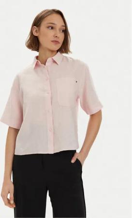 Tommy Hilfiger Hemd WW0WW41392 Rosa Relaxed Fit