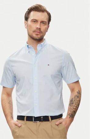 Tommy Hilfiger Hemd MW0MW33809 Himmelblau Regular Fit