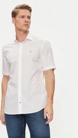 Tommy Hilfiger Hemd Core MW0MW34626 Weiß Regular Fit