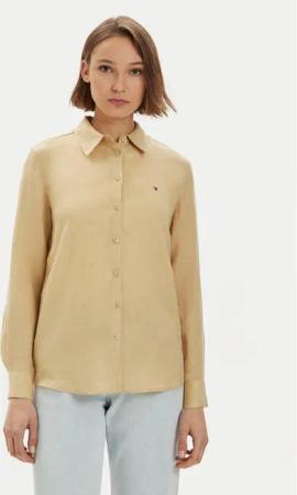 Tommy Hilfiger Hemd WW0WW42037 Beige Relaxed Fit