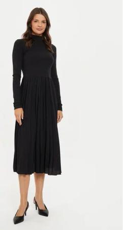 Tommy Hilfiger Strickkleid WW0WW44176 Schwarz Regular Fit
