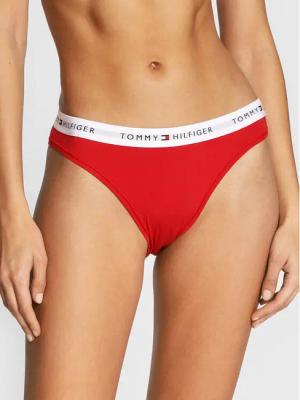 Tommy Hilfiger Klassischer Damenslip UW0UW03836 Rot