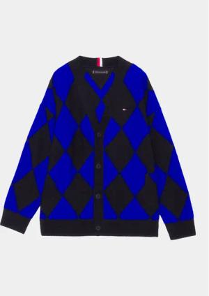 Tommy Hilfiger Strickjacke KB0KB08622 Dunkelblau Regular Fit