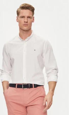 Tommy Hilfiger Hemd MW0MW34650 Weiß Slim Fit