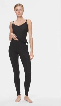 Tommy Hilfiger Pyjama UW0UW04987 Schwarz Slim Fit