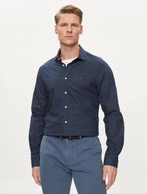 Tommy Hilfiger Hemd Circle MW0MW34649 Dunkelblau Slim Fit
