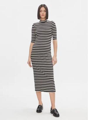Tommy Hilfiger Kleid für den Alltag WW0WW40610 Schwarz Slim Fit