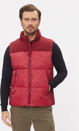 Tommy Hilfiger Weste New York MW0MW33627 Rot Regular Fit
