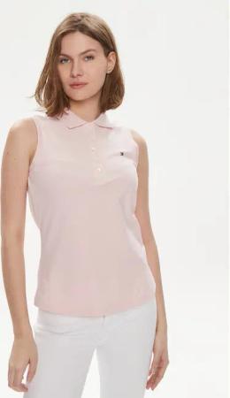 Tommy Hilfiger Poloshirt 1985 WW0WW41794 Rosa Slim Fit