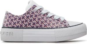 Tommy Hilfiger Sneakers aus Stoff Low Cut Lace-Up Sneaker T3A9-32289-0753 Dunkelrot